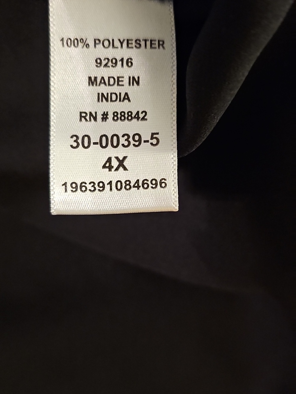 Catherines Charcoal Button-Down Shirt - Picture 5 of 5